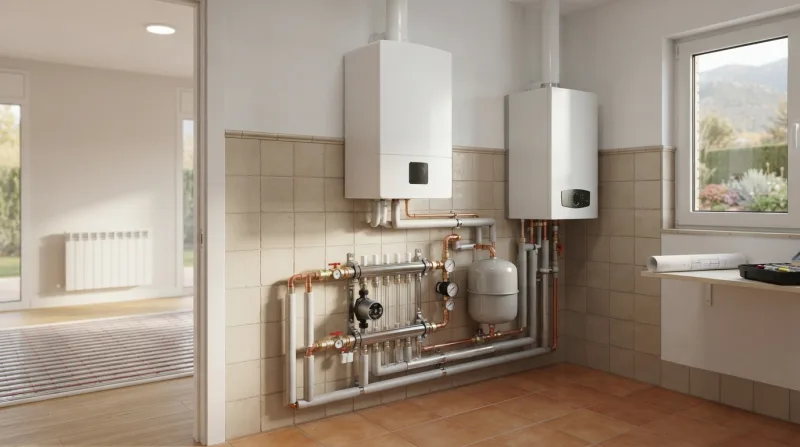 Comparativa entre instalación de suelo radiante y radiadores en una vivienda unifamiliar de la Sierra de Madrid